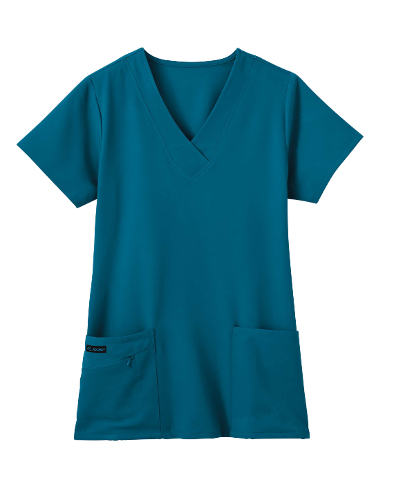 Ladies The Favorite V-Neck Top by Jockey - Ochsner/MDA/STCC logo, , large image number 3